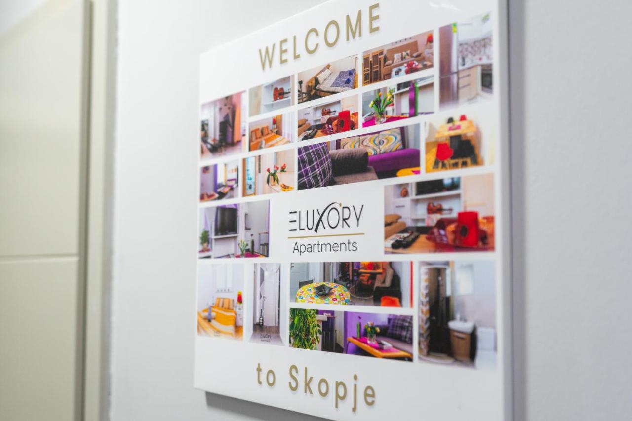 Skopje Eluxory Apartments المظهر الخارجي الصورة
