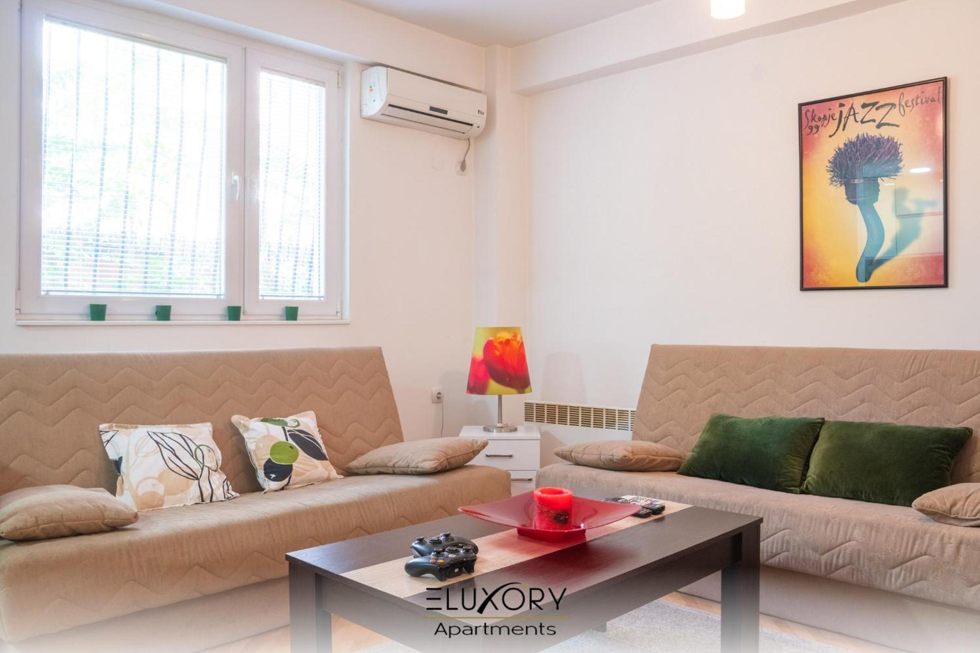 Skopje Eluxory Apartments المظهر الخارجي الصورة